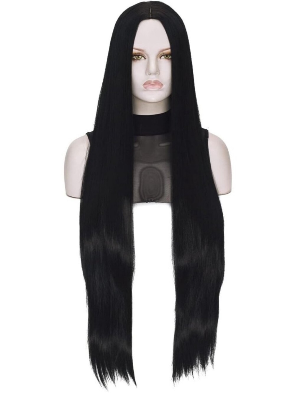40" Long Straight Middle Parting Wig for Holiday Party, Cosplay & Daily Wear